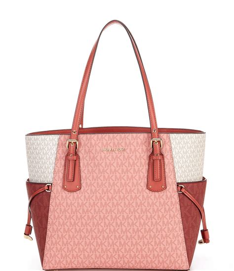 Michael Kors Voyager Signature Logo Colorblock 